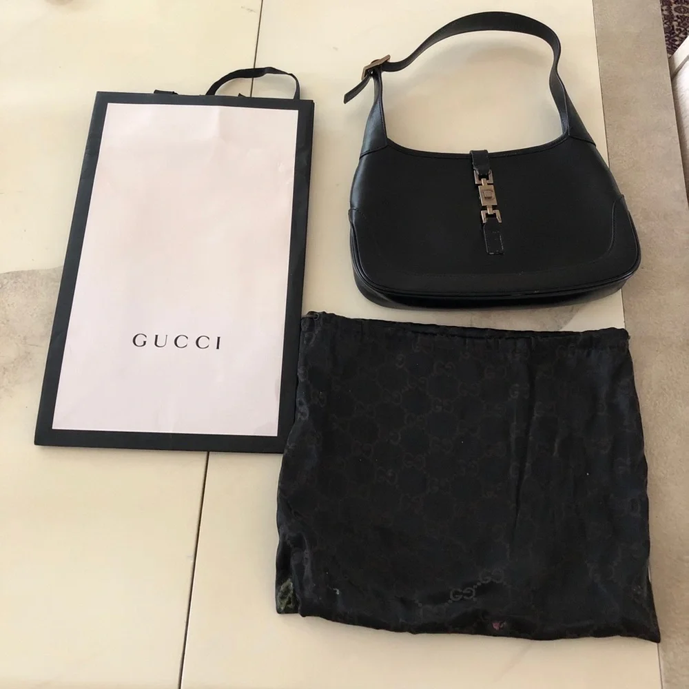 Gucci Jackie 1961 Small Hobo Bag Black Vintage